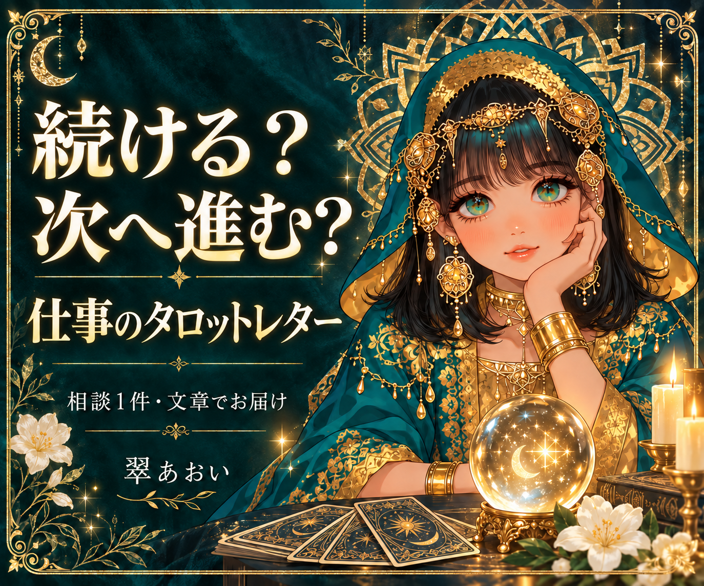 続ける? 次へ進む? 仕事のタロットレター